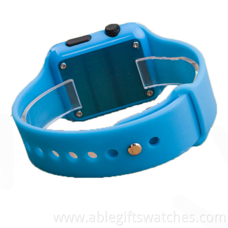 silicone led watch